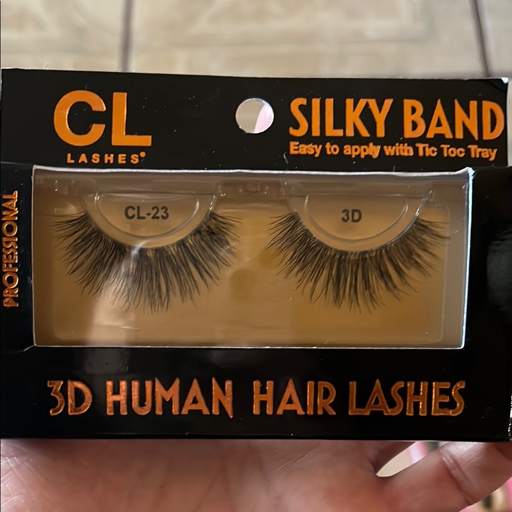 3D Human Hair Lashes - Black